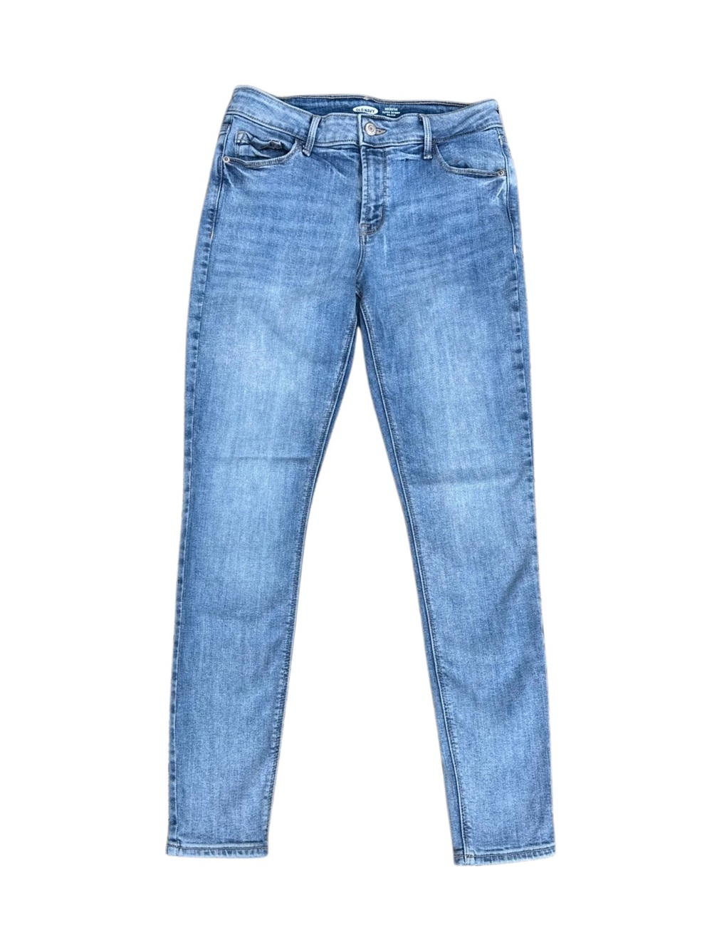 Old Navy Rockstar Super Skinny Mid Rise Jeans Women’s Size 6 Light Wash Stretch